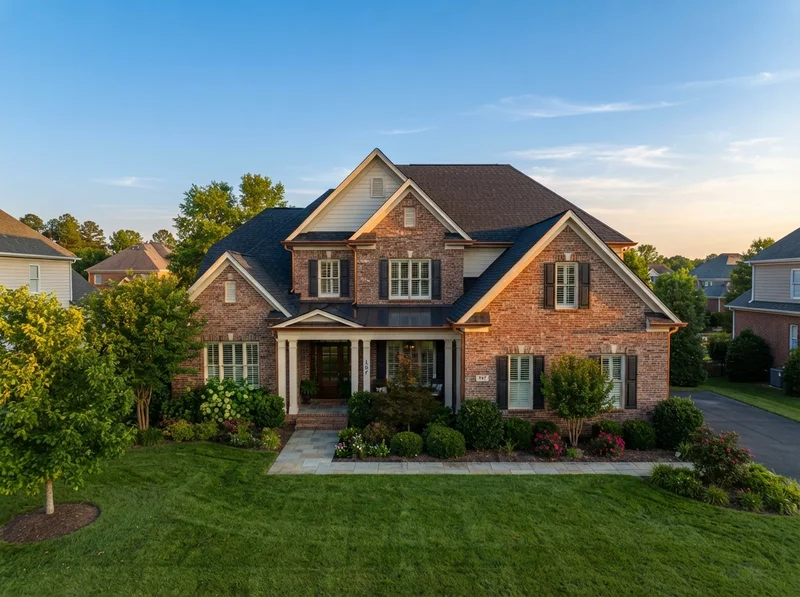 New architectural shingle roof installation