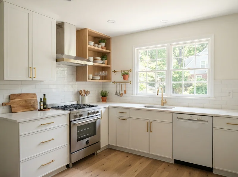Modern small kitchen remodeling layout Modern small kitchen remodeling layout